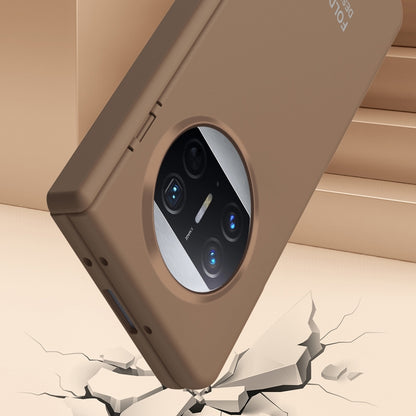 For Huawei Mate X3 Extraordinary Series Hinged Folding Full Phone Case(Coffee) - Huawei Cases by buy2fix | Online Shopping UK | buy2fix