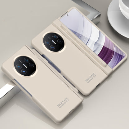 For Huawei Mate X5 Extraordinary Series Hinged Folding Full Coverage Phone Case with Pen Slot & Stylus(White) - Huawei Cases by buy2fix | Online Shopping UK | buy2fix