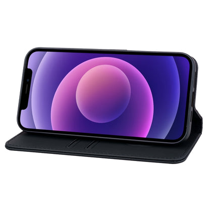 For iPhone 16 Pro Max Business Diamond Buckle Leather Phone Case with Lanyard(Black) by buy2fix