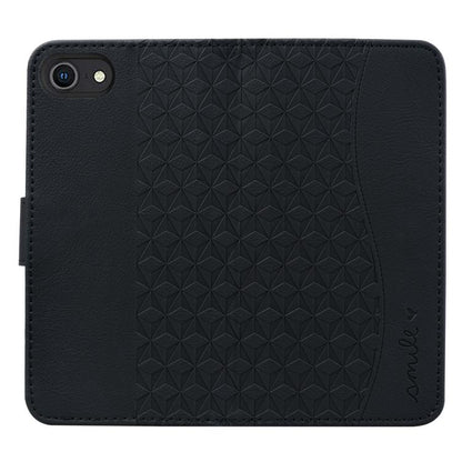 For iPhone 16e Business Diamond Buckle Leather Phone Case with Lanyard(Black) - iPhone 16e Cases by buy2fix | Online Shopping UK | buy2fix