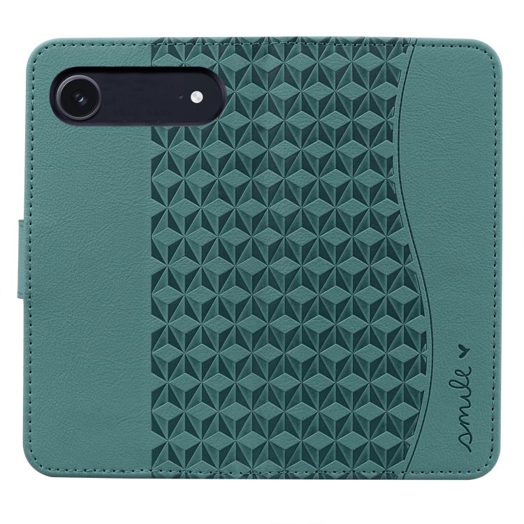 For iPhone Air Business Diamond Buckle Leather Phone Case with Lanyard(Green) - iPhone Air Cases by buy2fix | Online Shopping UK | buy2fix