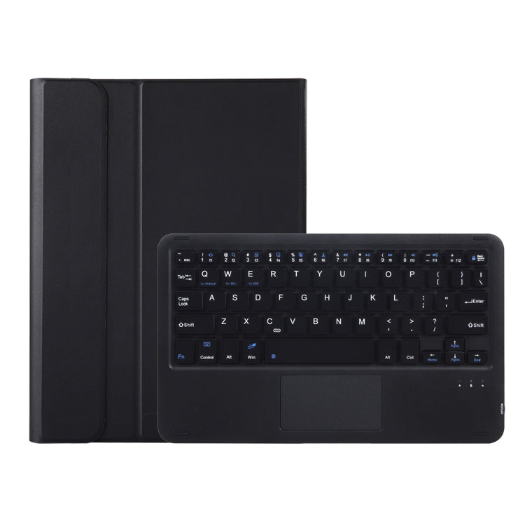 For Xiaomi Redmi Pad SE 11 inch A0N9-A Lambskin Texture Ultra-thin Detachable Bluetooth Keyboard Leather Case with Touchpad(Black) - Others Keyboard by buy2fix | Online Shopping UK | buy2fix