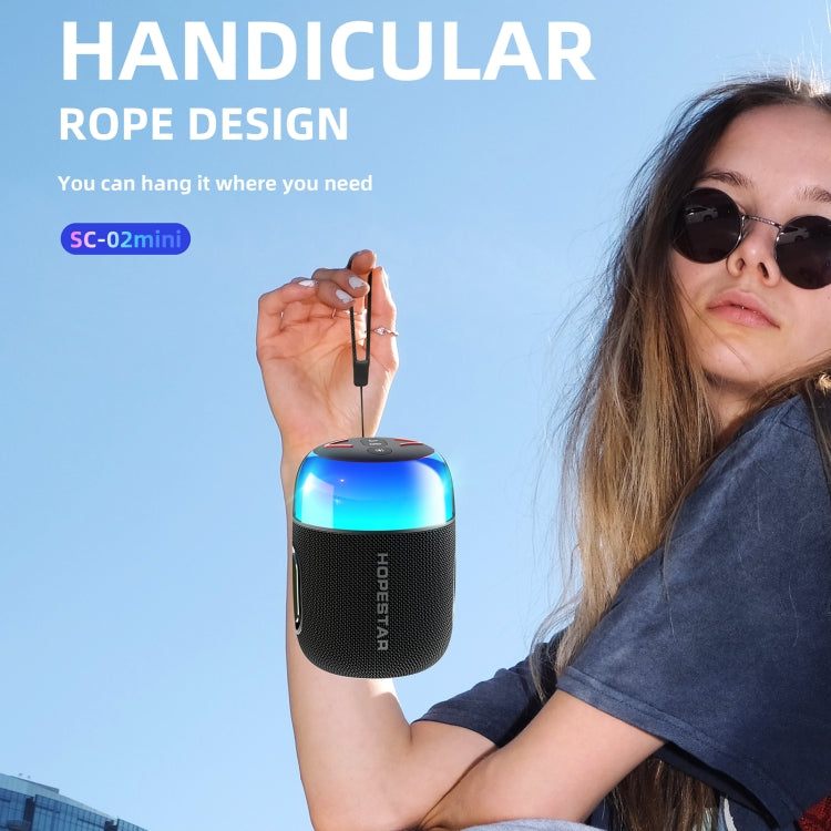 HOPESTAR SC-02 10W Portable Mini Wireless Bluetooth Speaker(Blue) - Mini Speaker by HOPESTAR | Online Shopping UK | buy2fix