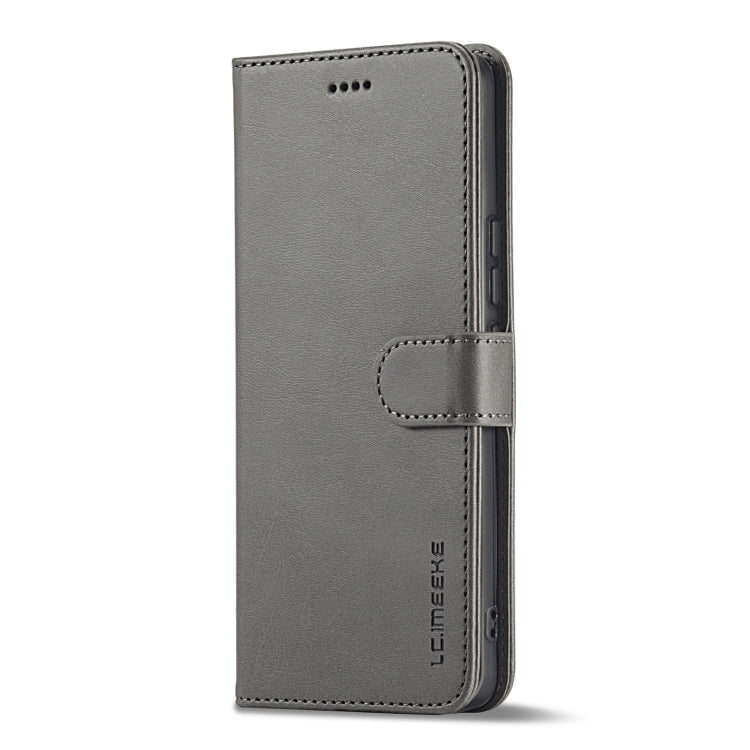 For Honor 90 LC.IMEEKE Calf Texture Leather Phone Case(Grey) - Honor Cases by LC.IMEEKE | Online Shopping UK | buy2fix