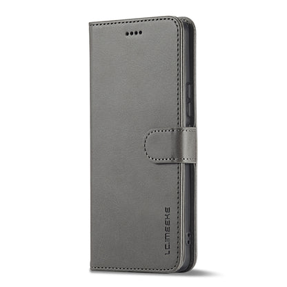 For Honor 90 LC.IMEEKE Calf Texture Leather Phone Case(Grey) - Honor Cases by LC.IMEEKE | Online Shopping UK | buy2fix