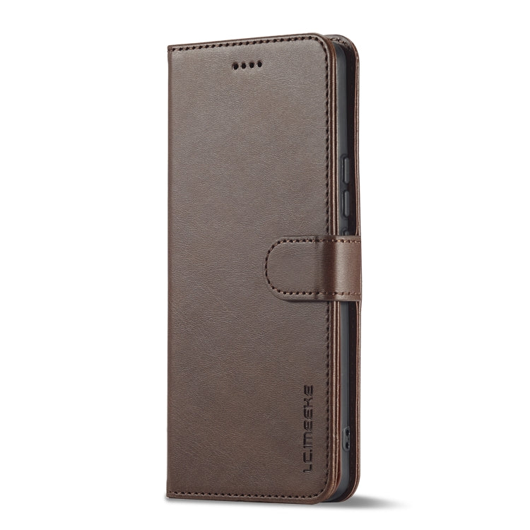 For Honor 90 LC.IMEEKE Calf Texture Leather Phone Case(Coffee) - Honor Cases by LC.IMEEKE | Online Shopping UK | buy2fix