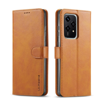 For Honor 200 Lite Global LC.IMEEKE Calf Texture Leather Phone Case(Brown) - Honor Cases by LC.IMEEKE | Online Shopping UK | buy2fix