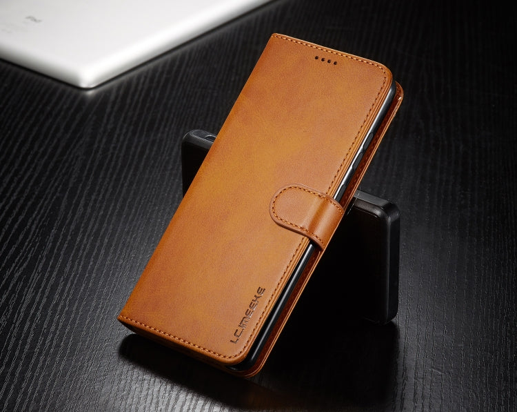 For Honor 200 Lite Global LC.IMEEKE Calf Texture Leather Phone Case(Brown) - Honor Cases by LC.IMEEKE | Online Shopping UK | buy2fix