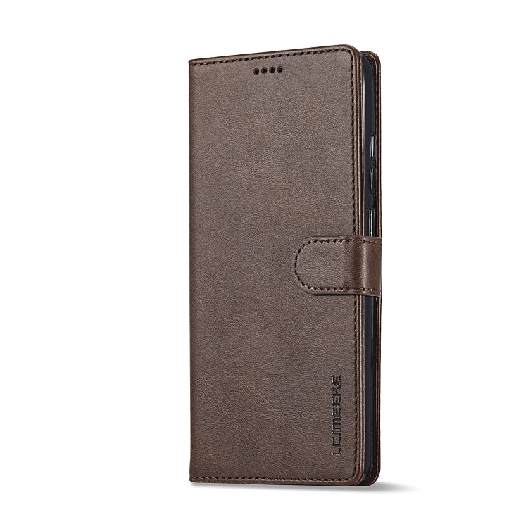 For Honor X8b LC.IMEEKE Calf Texture Leather Phone Case(Coffee) - Honor Cases by LC.IMEEKE | Online Shopping UK | buy2fix