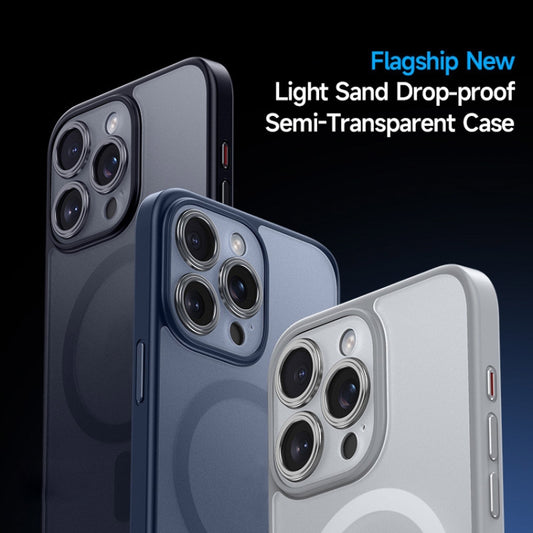 For iPhone 15 Pro Max SULADA Magsafe Magnetic Matte PC + TPU Phone Case(Titanium Black) by SULADA