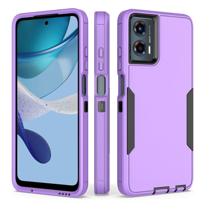 For Motorola Moto G 5G 2024 / G Play 5G 2024 2 in 1 Magnetic PC + TPU Phone Case(Purple+Black) - Motorola Cases by buy2fix | Online Shopping UK | buy2fix