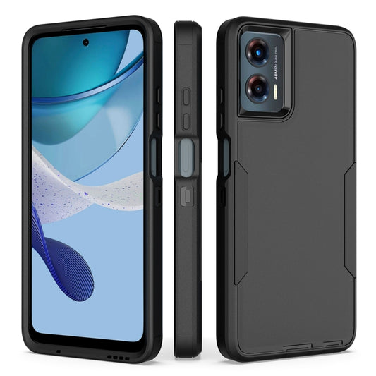 For Motorola Moto G 5G 2024 / G Play 2024 2 in 1 PC Hybrid TPU Phone Case(Black) by buy2fix