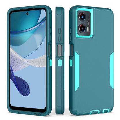 For Motorola Moto G 5G 2024 / G Play 5G 2024 2 in 1 Magnetic PC + TPU Phone Case(Blue+Blue Green) - Motorola Cases by buy2fix | Online Shopping UK | buy2fix