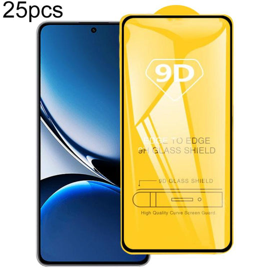 For Xiaomi Redmi Turbo 4 / Note 14S 4G 25pcs 9D Full Glue Screen Tempered Glass Film