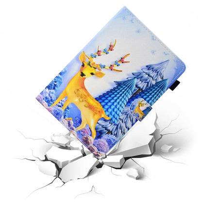 For 7 inch Universal Colored Drawing Stitching Leather Tablet Case(Sika Deer) - 7 inch by buy2fix | Online Shopping UK | buy2fix