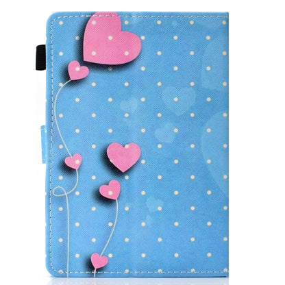 For 8 inch Universal Colored Drawing Stitching Leather Tablet Case(Love) - 8 inch by buy2fix | Online Shopping UK | buy2fix