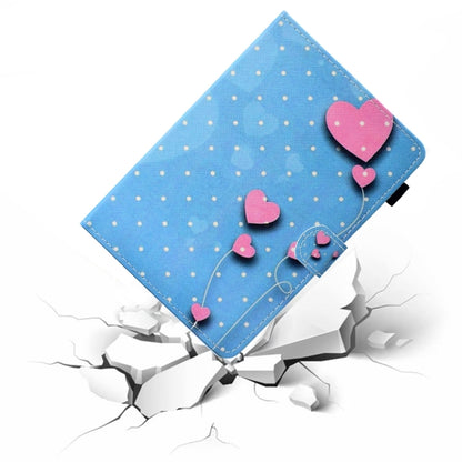 For 8 inch Universal Colored Drawing Stitching Leather Tablet Case(Love) - 8 inch by buy2fix | Online Shopping UK | buy2fix