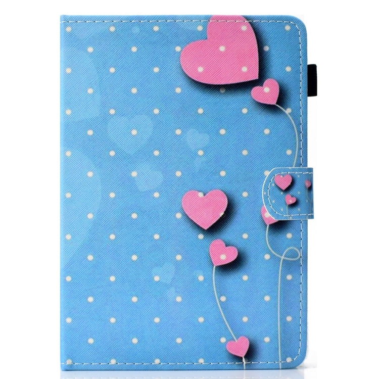 For 10 inch Universal Colored Drawing Stitching Leather Tablet Case(Love) - 10 - 11 inch by buy2fix | Online Shopping UK | buy2fix