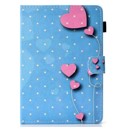 For 10 inch Universal Colored Drawing Stitching Leather Tablet Case(Love) - 10 - 11 inch by buy2fix | Online Shopping UK | buy2fix