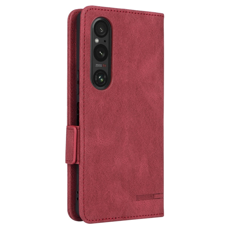 For Sony Xperia 1 VI 2024 Magnetic Clasp Leather Phone Case(Red) - Sony Cases by buy2fix | Online Shopping UK | buy2fix