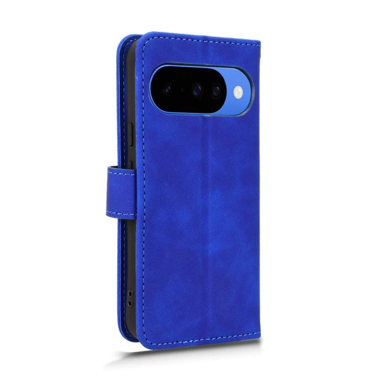 For Google Pixel 10 5G / 10 Pro 5G Skin Feel Magnetic Flip Leather Phone Case(Blue) - Google Cases by buy2fix | Online Shopping UK | buy2fix