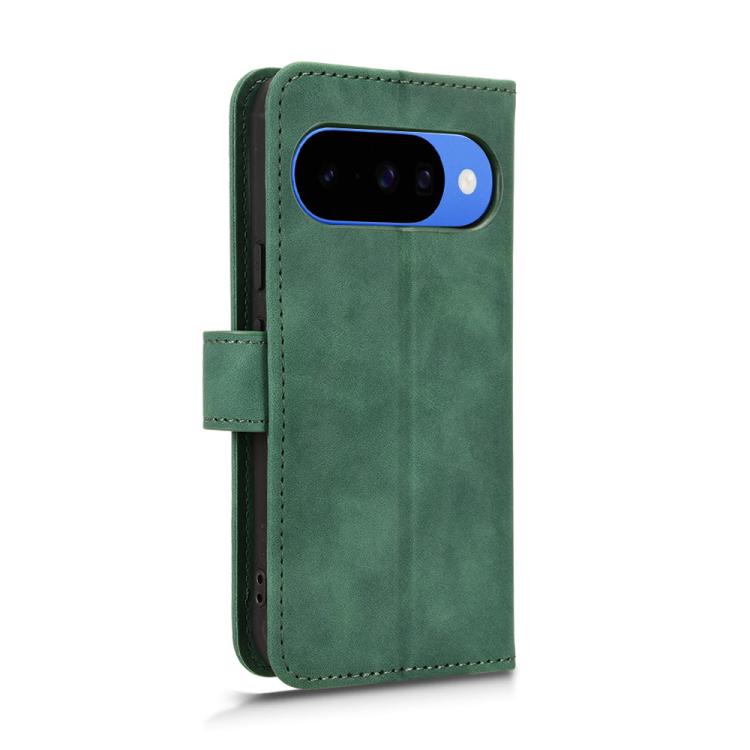 For Google Pixel 10 5G / 10 Pro 5G Skin Feel Magnetic Flip Leather Phone Case(Green) - Google Cases by buy2fix | Online Shopping UK | buy2fix