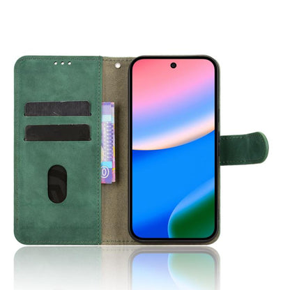 For Google Pixel 10 5G / 10 Pro 5G Skin Feel Magnetic Flip Leather Phone Case(Green) - Google Cases by buy2fix | Online Shopping UK | buy2fix