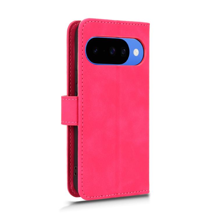 For Google Pixel 10 5G / 10 Pro 5G Skin Feel Magnetic Flip Leather Phone Case(Rose Red) - Google Cases by buy2fix | Online Shopping UK | buy2fix