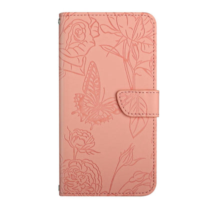 For Google Pixel 9 Pro XL Skin Feel Butterfly Embossed Flip Leather Phone Case(Pink) - Google Cases by buy2fix | Online Shopping UK | buy2fix