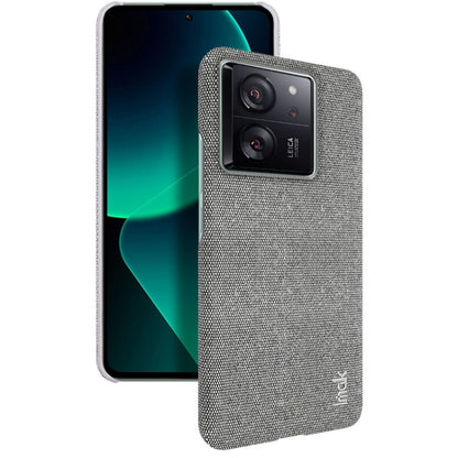 For Xiaomi 13T 5G / 13T Pro 5G imak Ruiyi Series Cloth Texture PU + PC Phone Case(Light Grey) - Xiaomi Cases by imak | Online Shopping UK | buy2fix