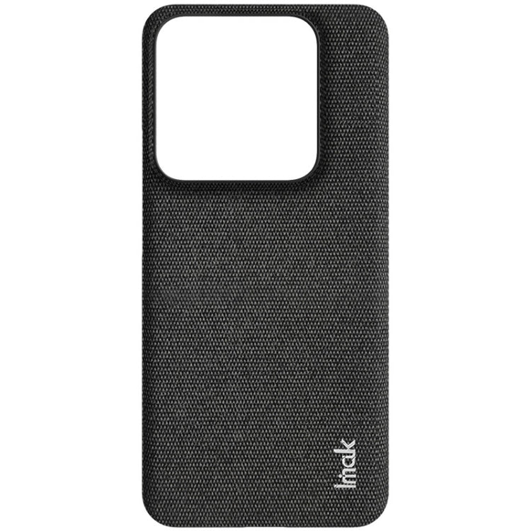 For Xiaomi 14 5G imak Ruiyi Series Cloth Texture PU + PC Phone Case(Black) - 14 Cases by imak | Online Shopping UK | buy2fix