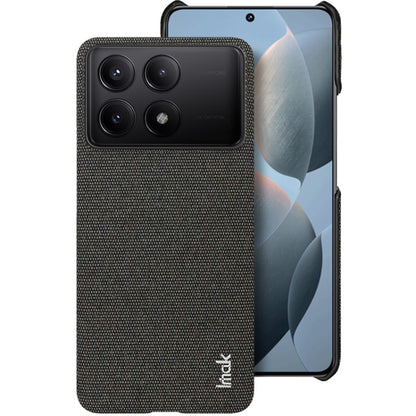 For Xiaomi Redmi K70 5G/K70 Pro 5G imak Ruiyi Series Cloth Texture PU + PC Phone Case(Black) - K70 Pro Cases by imak | Online Shopping UK | buy2fix