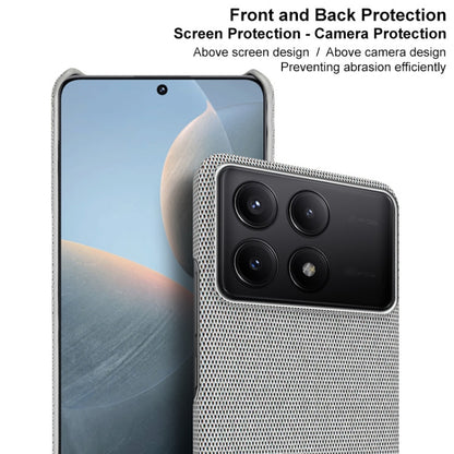 For Xiaomi Redmi K70 5G/K70 Pro 5G imak Ruiyi Series Cloth Texture PU + PC Phone Case(Black) - K70 Pro Cases by imak | Online Shopping UK | buy2fix