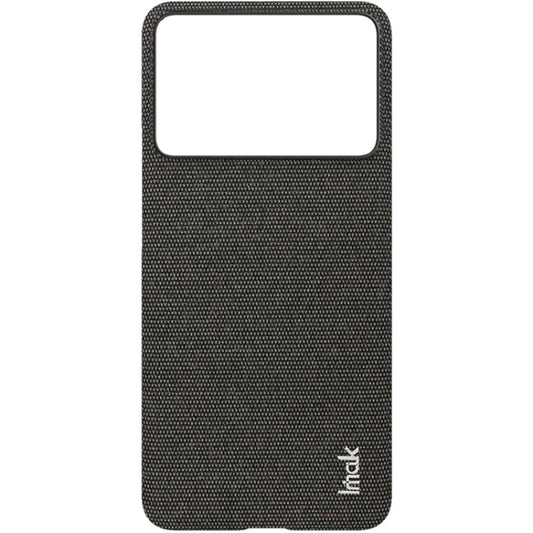 For Xiaomi Poco X6 Pro 5G/Redmi K70E 5G imak Ruiyi Series Cloth Texture PU + PC Phone Case(Black) by imak