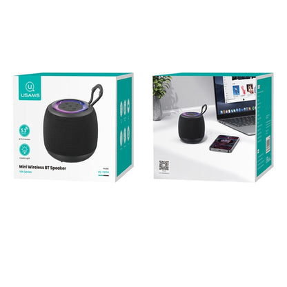USAMS US-YX014 Yinya Series Mini Wireless Bluetooth Speaker(Black) - Mini Speaker by USAMS | Online Shopping UK | buy2fix