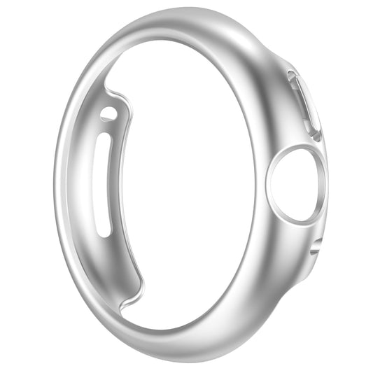 For Google Pixel Watch 2 Half Pack Hollow PC Watch Protective Case(Silver) by buy2fix