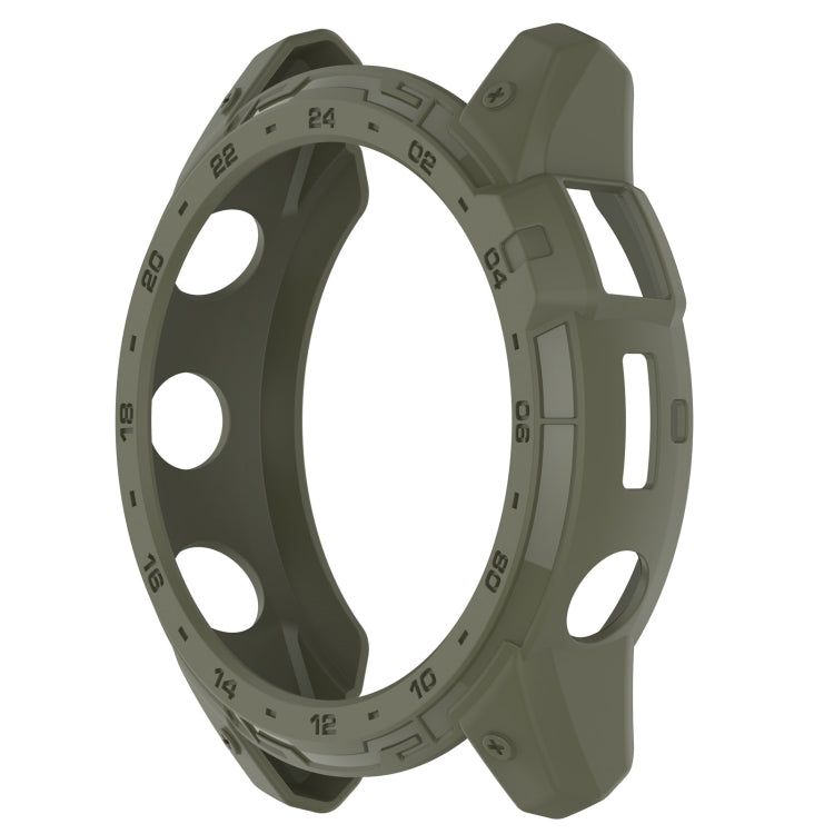 For Garmin Tactix 7 Amoled Armor Hollow TPU Watch Protective Case(Green) by buy2fix