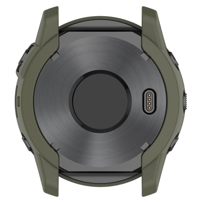 For Garmin Tactix 7 Amoled Armor Hollow TPU Watch Protective Case(Green) by buy2fix