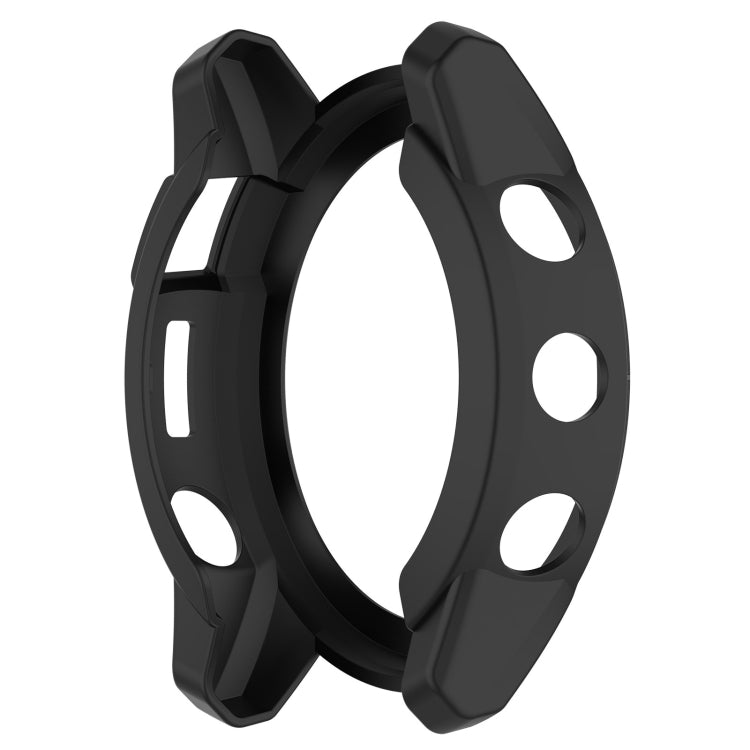 For Garmin Tactix 7 Amoled Armor Hollow TPU Watch Protective Case(Black) by buy2fix