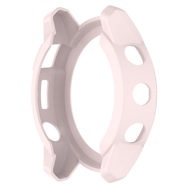 For Garmin Tactix 7 Amoled Armor Hollow TPU Watch Protective Case(Light Pink) by buy2fix