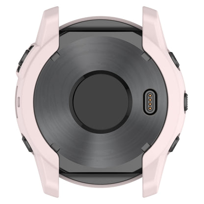 For Garmin Tactix 7 Amoled Armor Hollow TPU Watch Protective Case(Light Pink) by buy2fix