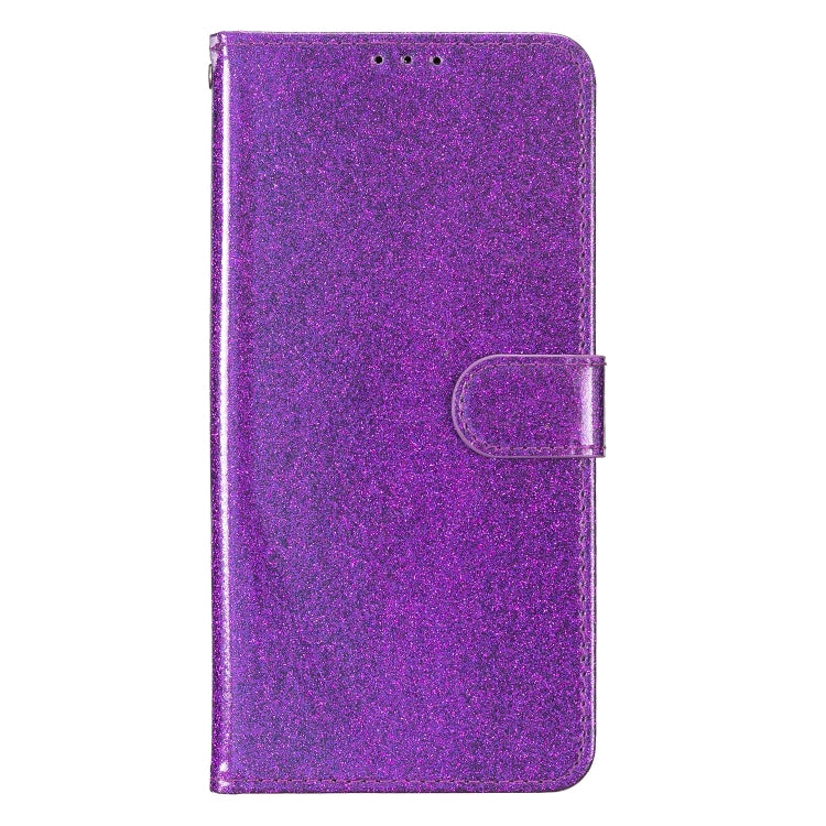 For Motorola Moto G Stylus 5G 2024 Glitter Powder Flip Leather Phone Case(Purple) - Motorola Cases by buy2fix | Online Shopping UK | buy2fix