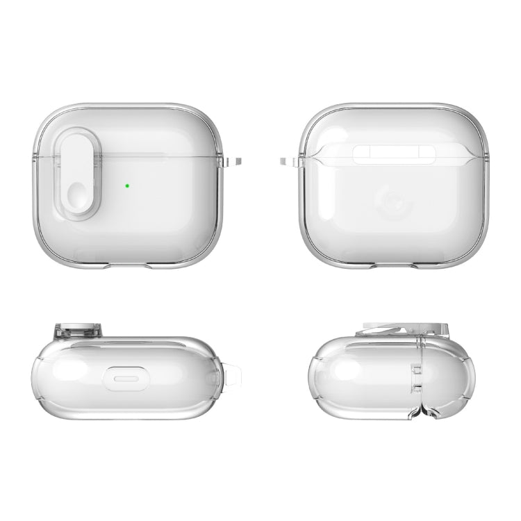 For AirPods Pro Ice Crystals Shockproof Earphone Protective Case(Transparent) - For AirPods Pro by buy2fix | Online Shopping UK | buy2fix