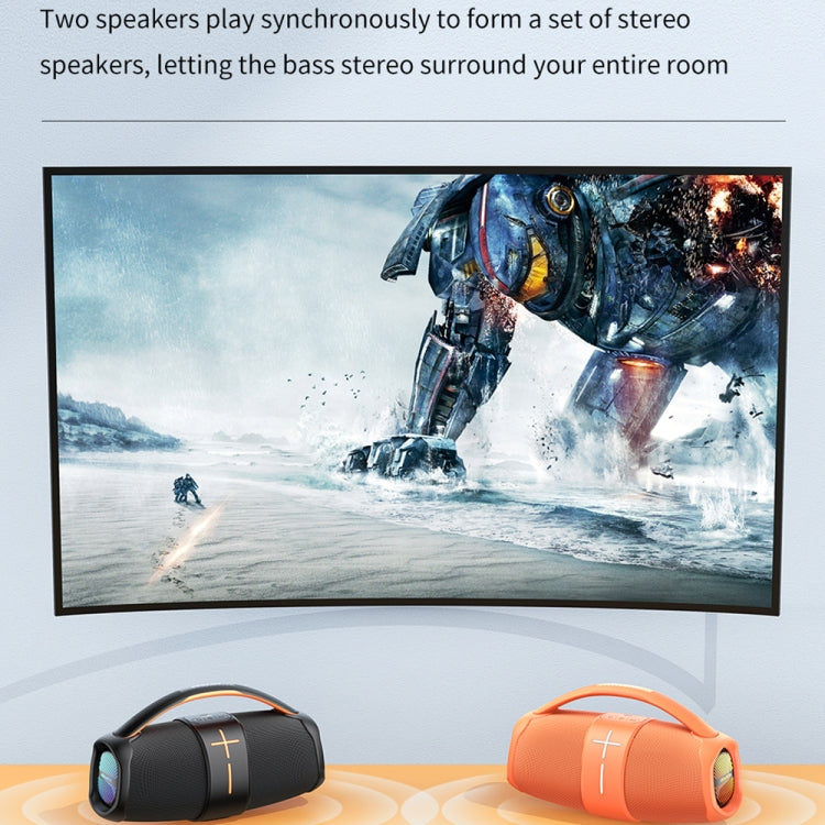 awei Y887 Portable Outdoor Bluetooth Speaker(Orange) - Desktop Speaker by awei | Online Shopping UK | buy2fix