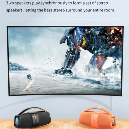 awei Y887 Portable Outdoor Bluetooth Speaker(Orange) - Desktop Speaker by awei | Online Shopping UK | buy2fix