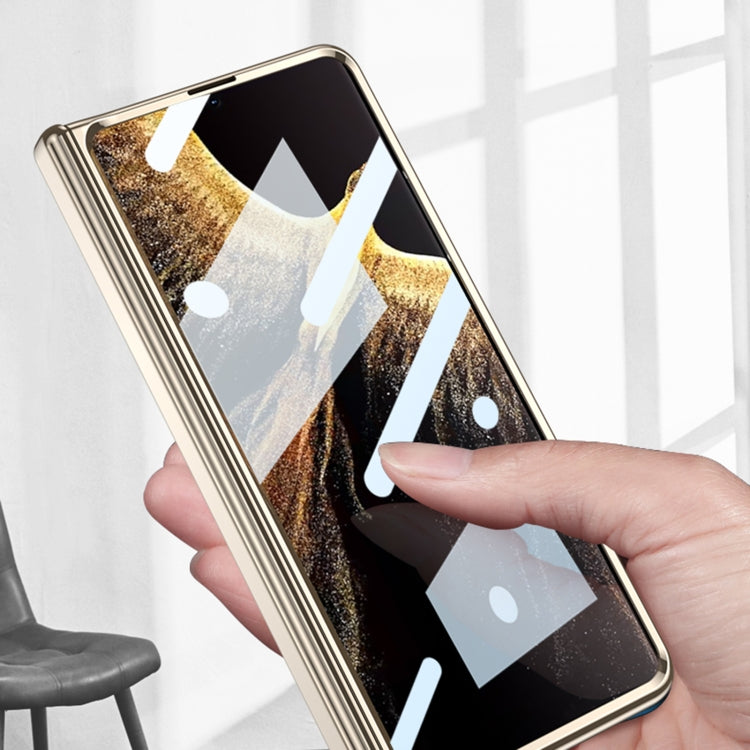 For Honor Magic VS GKK Integrated Magnetic Fold Hinge Shockproof Phone Case(Gold) by GKK