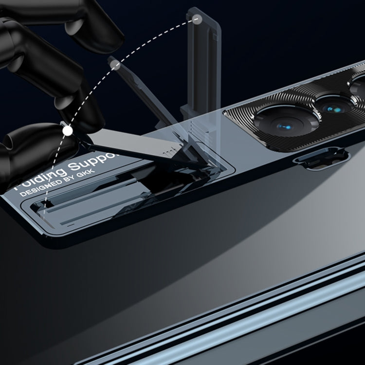 For Honor Magic VS GKK Integrated Magnetic Fold Hinge Shockproof Phone Case(Gold) by GKK