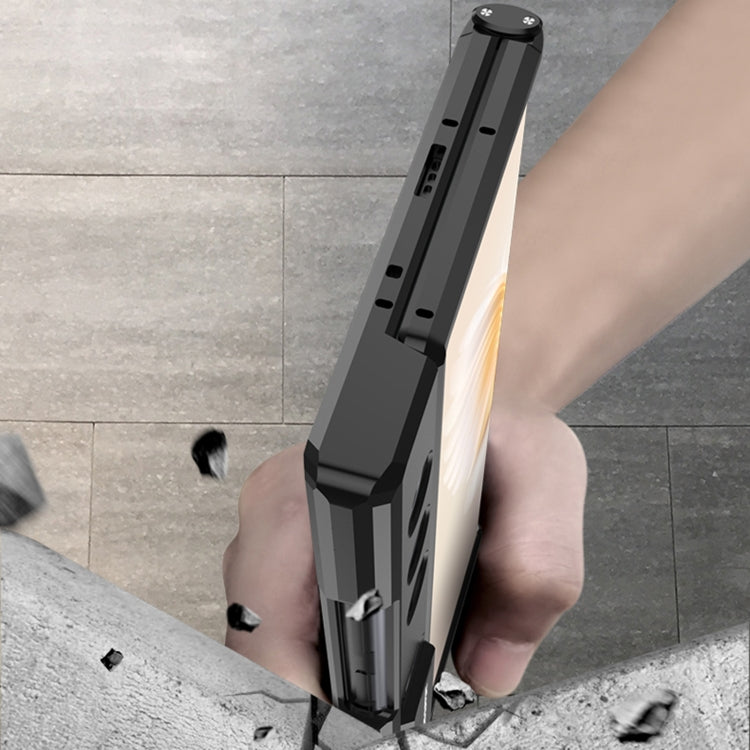 For Honor V Purse GKK Integrated Magnetic Folding Metal Full Coverage Phone Case(Gold) by GKK