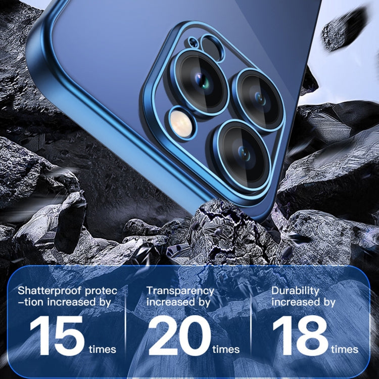 For iPhone 15 Pro TOTUDESIGN PC-3 Series MagSafe Electroplating TPU Phone Case(Blue) - iPhone 15 Pro Cases by TOTUDESIGN | Online Shopping UK | buy2fix