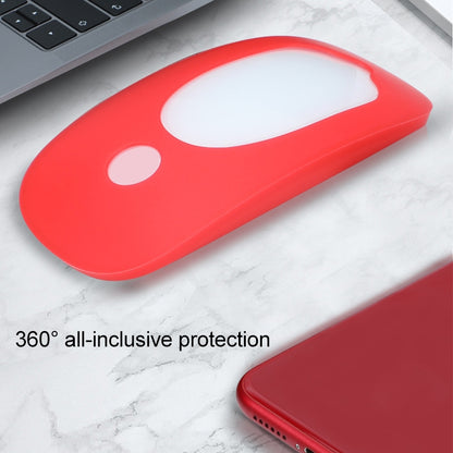 For Apple Magic Mouse 1 / 2 Mouse Silicone Protective Case(Red) - Protective Bags by buy2fix | Online Shopping UK | buy2fix